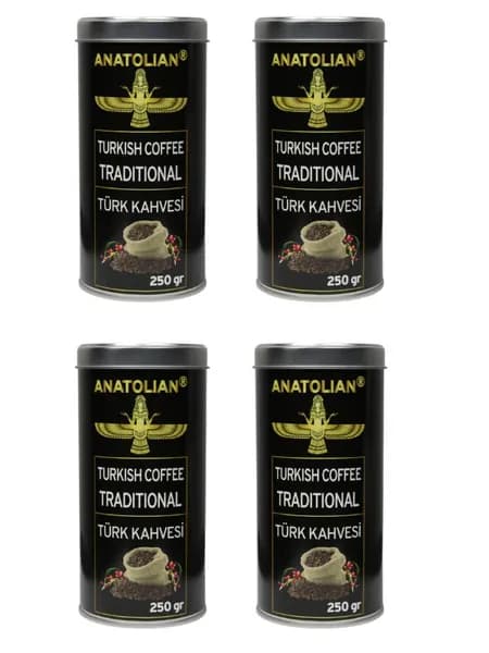 Натуральный турецкий кофе 250 г г 4 штук