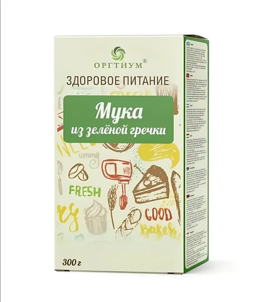 Мука из зеленой гречки Оргтиум Оргтиум м/у, 300 г