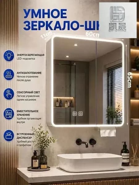 Тумба для ванной,, 60х11х65.01 см
