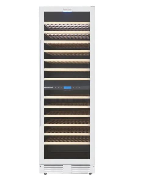 Винный шкаф Cellar Private CP165-2TW, встраиваемый, двухтемпературный, 165бут, белый.