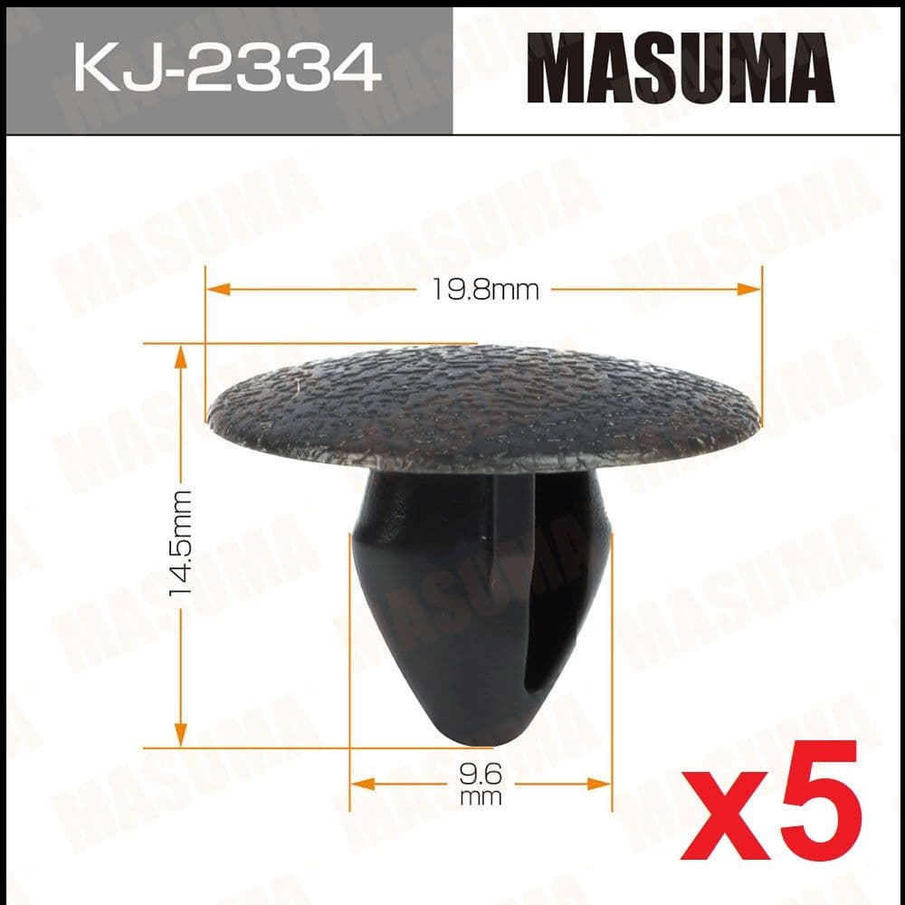 Клипса автомобильная (5 шт.) masuma KJ-2334 для Nissan Primera