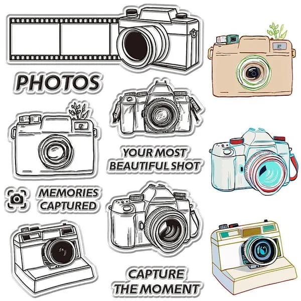 1 шт. Пластиковые штампы для скрапбукинга, фотоальбомов, декоративных открыток, листов со штампами для камеры 160x110 мм