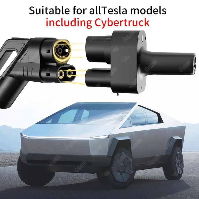 Адаптер CCS2 + Type2 для Tesla CyberTruck / Model S / Model X
