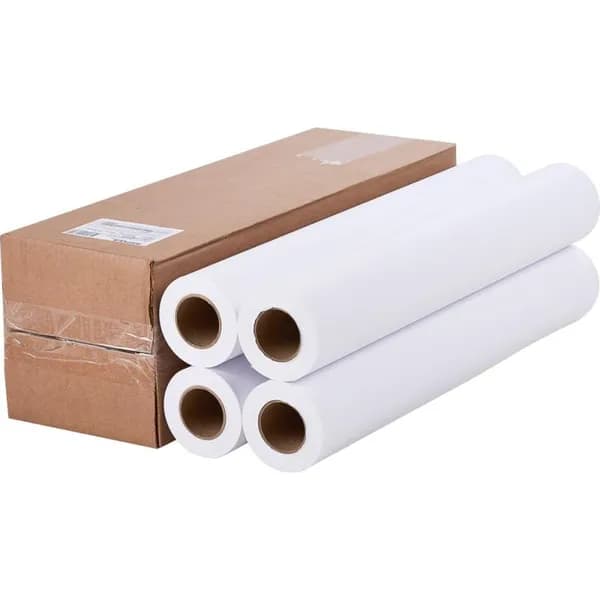 Бумага широкоформатная Комус (ProMega engineer) 120 г/кв.м, длина 30 м, ширина 610 мм, диаметр втулки 50.8 мм, 4 рулона в упаковке