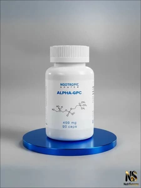 Альфа-ГПС Alpha-GPC 400 мг 90 капсул Nootropic Source