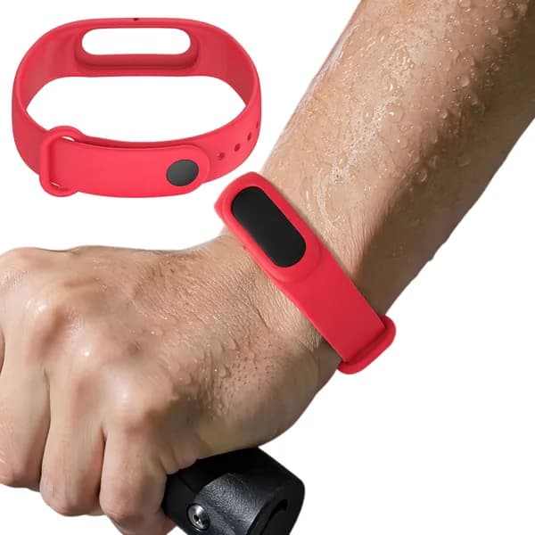 Силиконовый ремешок для фитнес-браслета Fitbit Air, красный, 254,3 мм