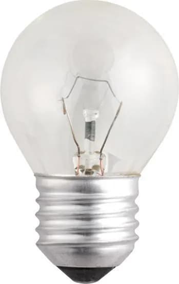 Лампа накаливания JazzWay P45 40W E27 прозрачная шар