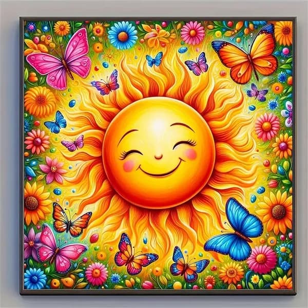 1 комплект DIY 5D-рисунок из алмазов без рамки