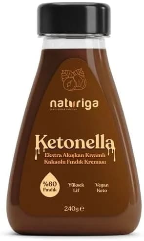 Naturiga Ketonella Кетогенная какао-ореховая паста, 240 г