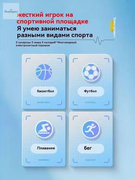 Спорт электролиты.