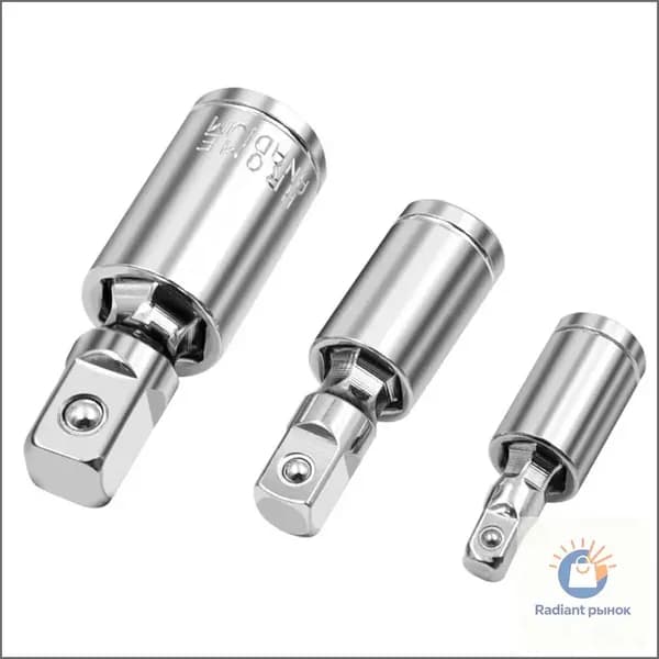 Кардан шарнирный,1/4" 3/8" 1/2"AV Steel",3шт