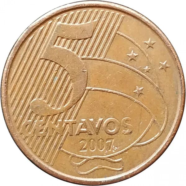 5 сентаво 2007 Бразилия из оборота