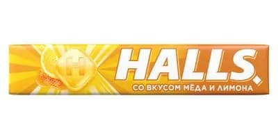 Леденцы Halls Мед-Лимон,1уп 25г