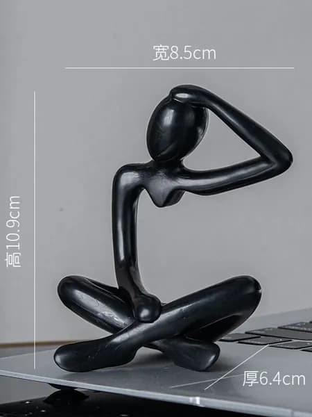 Статуэтка для офиса, современный декор, мини-фигурка, ABS-пластик, 11 14 см, креативная, съемная