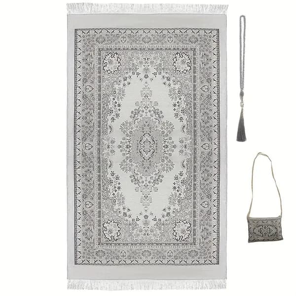 Дорожный молитвенный коврик для намаза (намазлык) с чехлом / 110cm x 70cm