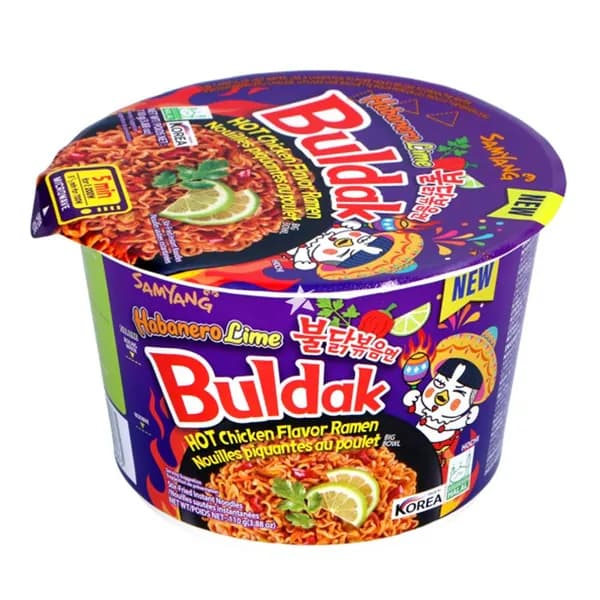 Buldak Habanero Lime Ramen/ Бульдак Лайм в Чашке