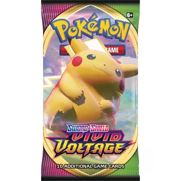 Коллекционные карточки "Pokemon". 1 Бустер издания  VIVID VOLTAGE Коллекционные карты покемон