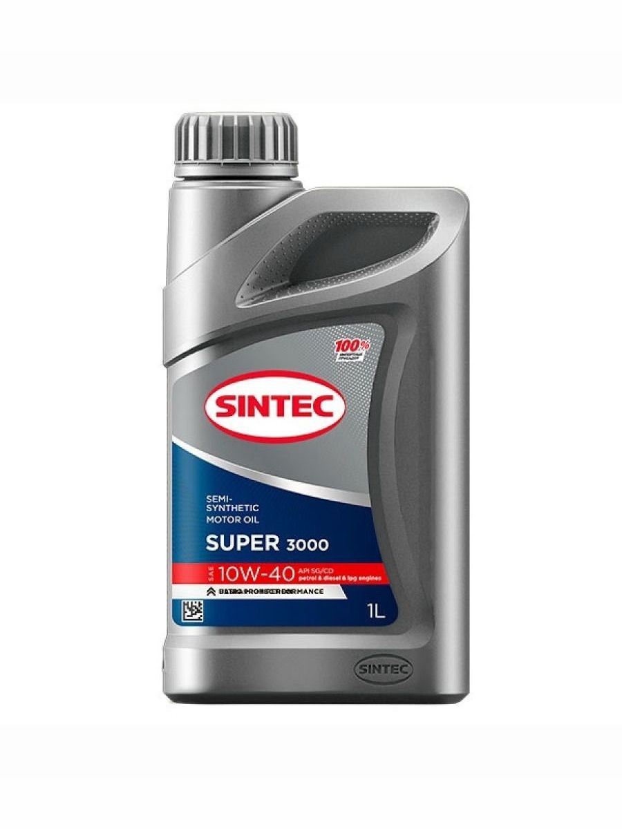 SINTEC Super 10W-40 Масло моторное, Полусинтетическое, 1 л