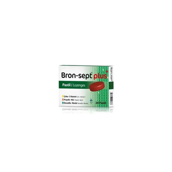 Bron-Sept Plus+ С ментолом, 24 пастилки