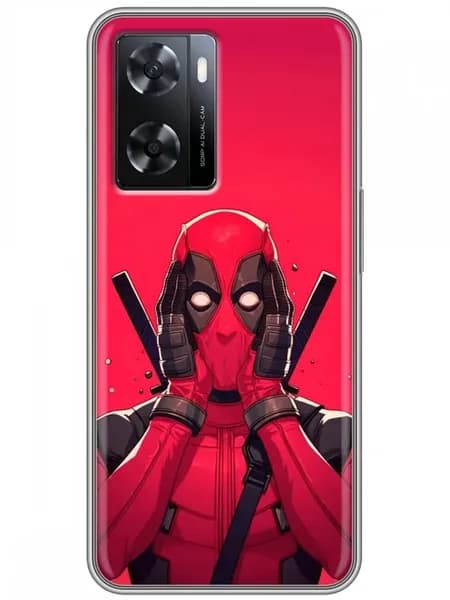 Чехол на OPPO A57s, A57, A77, A77s Дедпул Deadpool