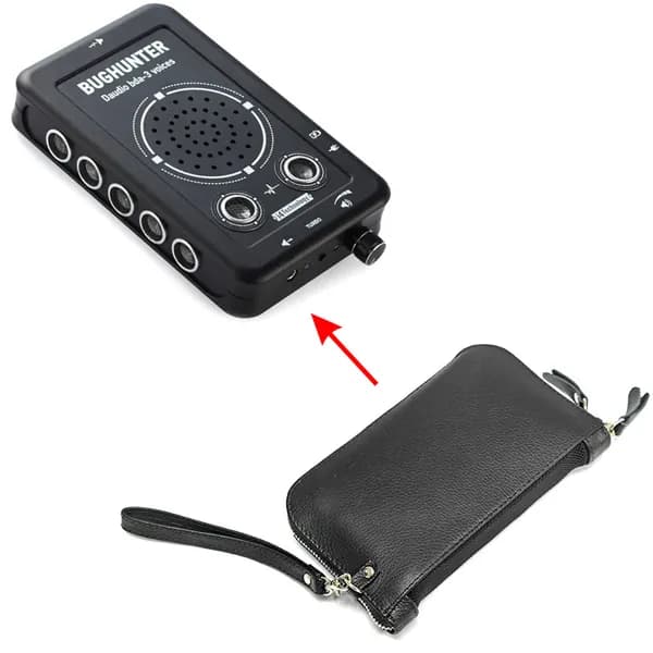 Аксессуар для подавителя связи "BDA-2 Ultrasonic" и "BDA-3 Voices" кожаный клатч