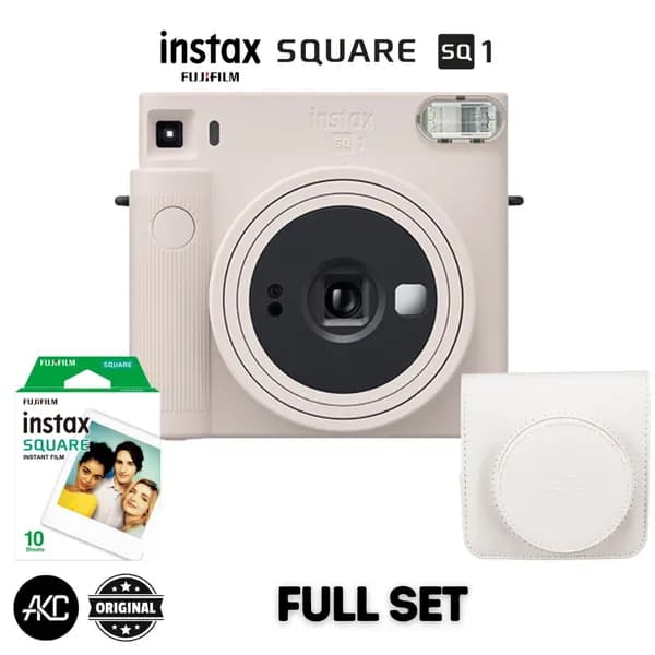 Фотоаппарат мгновенной печати Fujifilm Instax SQ1 + сумка + Ремешок + Аккумулятор + 10 Пленка