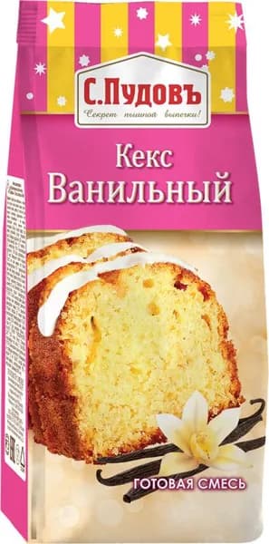 Смесь для выпечки С.Пудовъ Кекс ванильный 400г