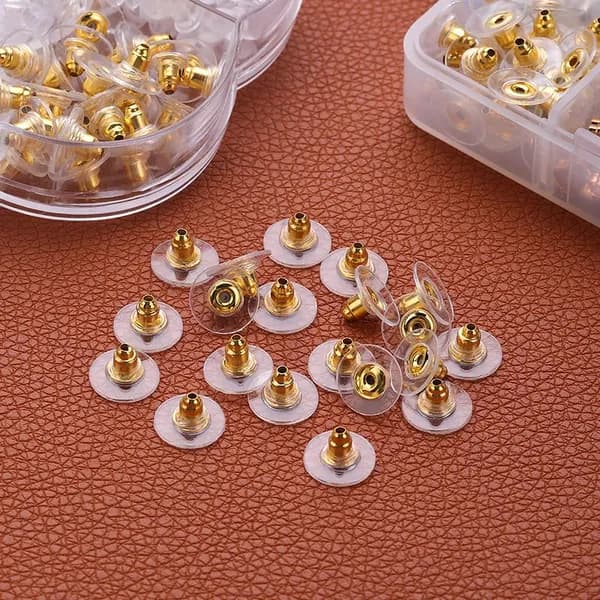11*6mm 100шт Застежки на серьги, заглушки серег зажимы для пуссет, гвоздиков