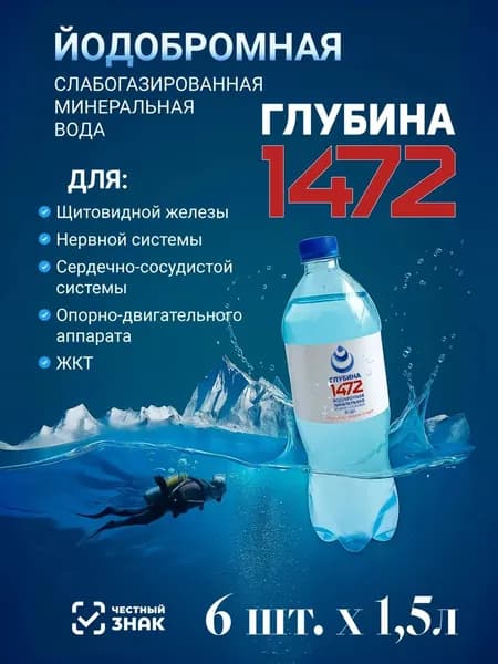 Минеральная вода Глубина 1472