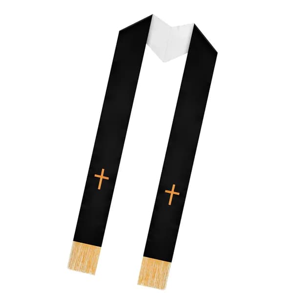 Изящная священническая накидка с бахромой удобная двусторонняя