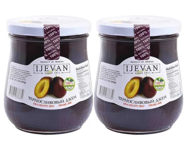 Черносливовый джем Иджеван IJEVAN 600г, 2шт. Армения