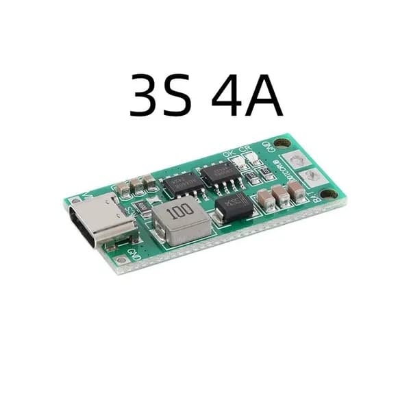 1 шт. Модуль заряда 3S 4A 18650 для li-ion Li-Pol аккумулятора BMS