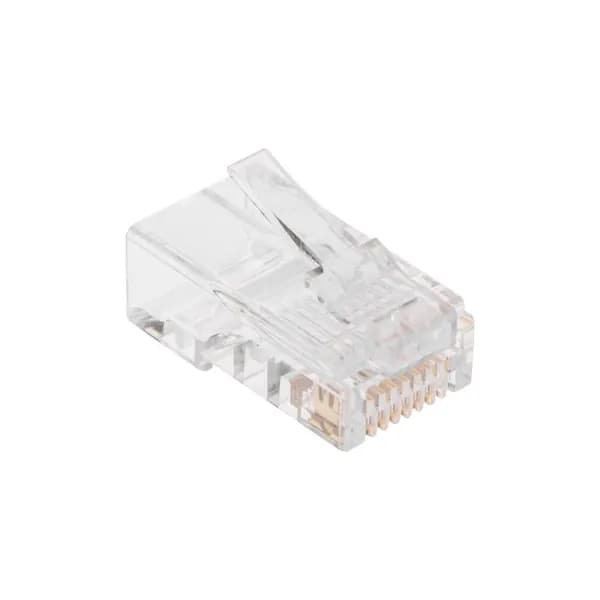 Разъем cквозной RJ-45 (8P8C) под витую пару, UTP, CAT 5e REXANT 10 шт ( 05-1020 )
