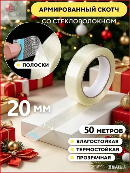Армирующая лента 20 мм 5 м, 1 шт