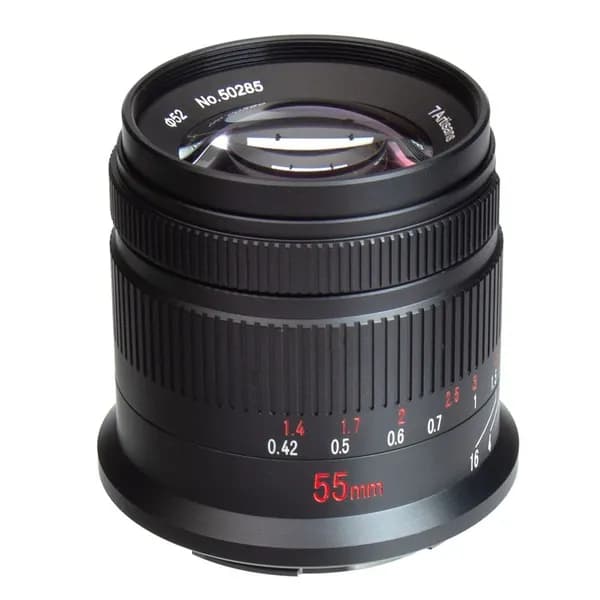 Объектив 7artisans 55mm F1.4 II Nikon Z, черный
