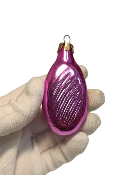 Советская винтажная елочная игрушка, Льдинка. Сделано в СССР.