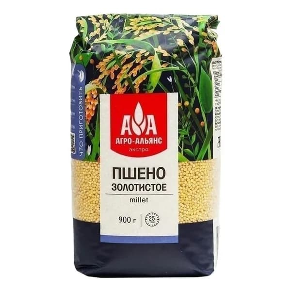 Пшено Агро-Альянс Экстра элитное 900 г