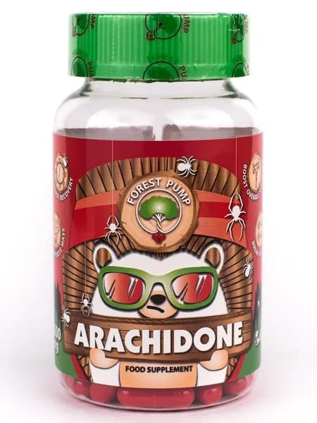 Arachidone Forest Pump Арахидон 1500 mg, преодоление плато и рост мышц, 60 капсул