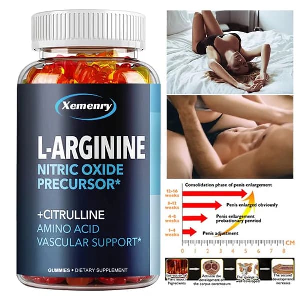 Xemenry - Жевательные конфеты с L-аргинином - Поддерживают здоровье сосудов и улучшают кровообращение; часто используются перед тренировками для повышения выносливости.