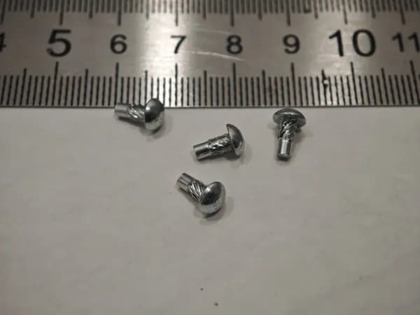 Клепка (гвоздь) нарезная Ф2.4x6
