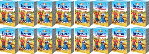 Хлопья Русский Продукт Геркулес традиционный овсяные, комплект: 16 упаковок по 500 г