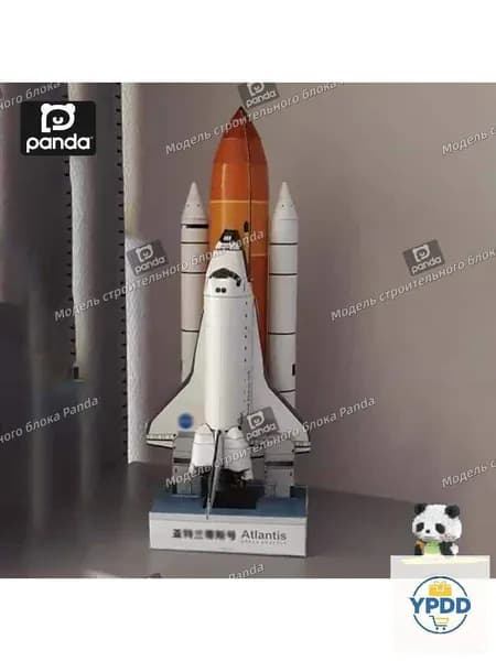 1: 150,Космический челнок "Атлантис", бумажная модель ракеты, план орбитального корабля