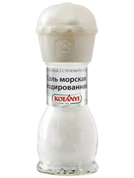 Kotanyi Соль морская в мельнице, 92г