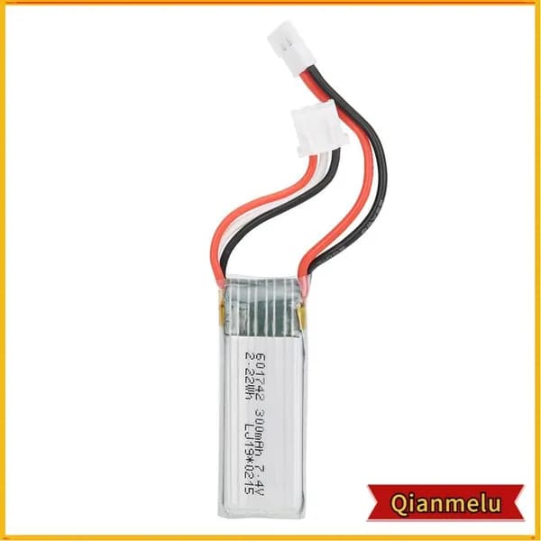 Модельный аккумулятор 7.4V 300mAh, легкий и компактный, для глайдеров WLtoys F959 A600