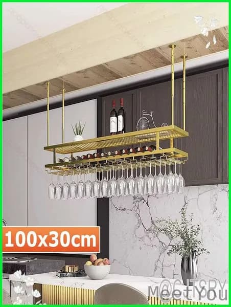 Подвесная винная полка/шкаф, 100 см, для дома и бара