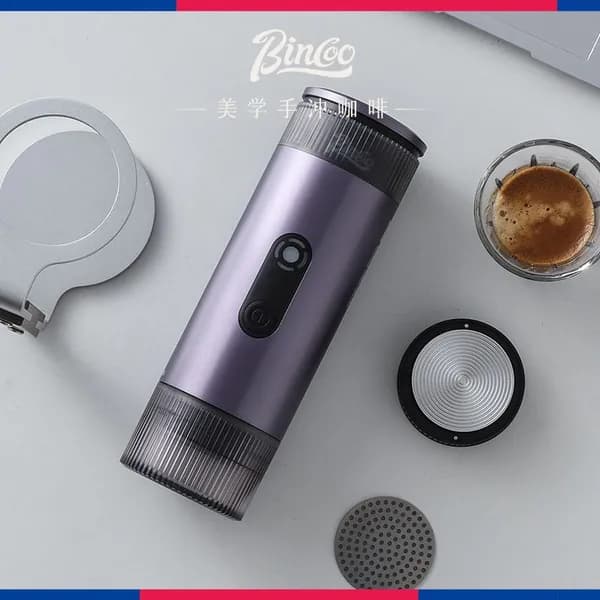 Портативная кофемашина Bincoo H1Pro электрическая эспрессо-машина для небольших домашних хозяйств, портативная для путешествий на открытом воздухе