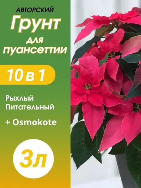 Грунт для Пуансеттии 3л готовый