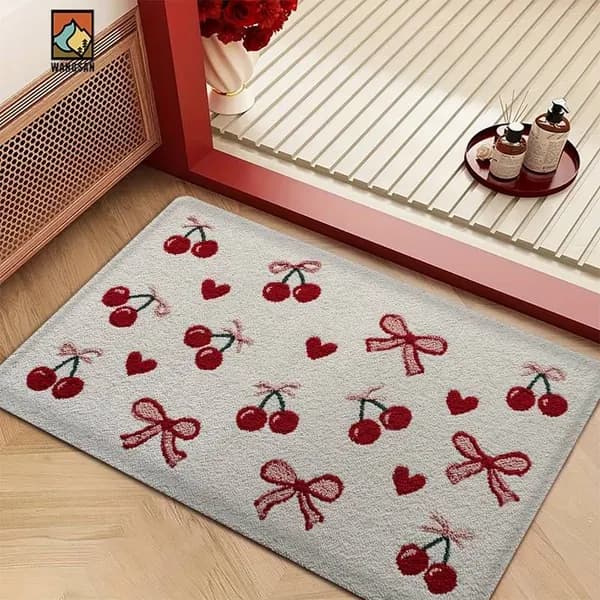 Коврик 40x60 см геометрический разноцветный