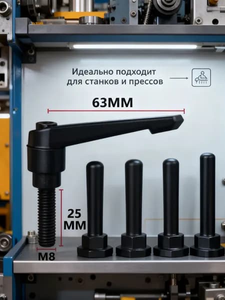 Рычаг зажимной М8х25 с наружной резьбой/1 шт/для ремонта автомобилей
