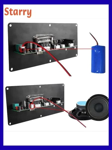 Плата Усилителя Bluetooth Audio 15 Вт С Портативным Динамиком FM BT